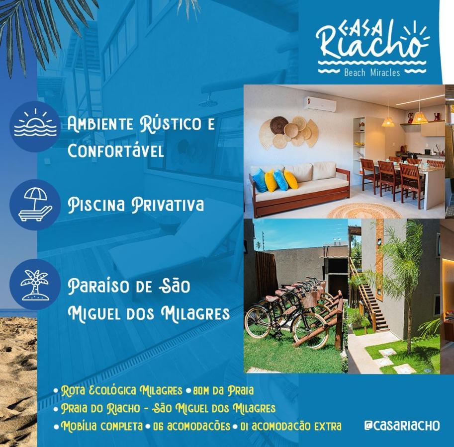 Casa Riacho Villa São Miguel dos Milagres Eksteriør bilde